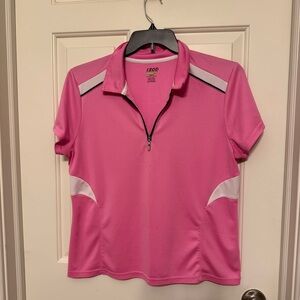 Womens Izod Golf Polo Sz XL Pink